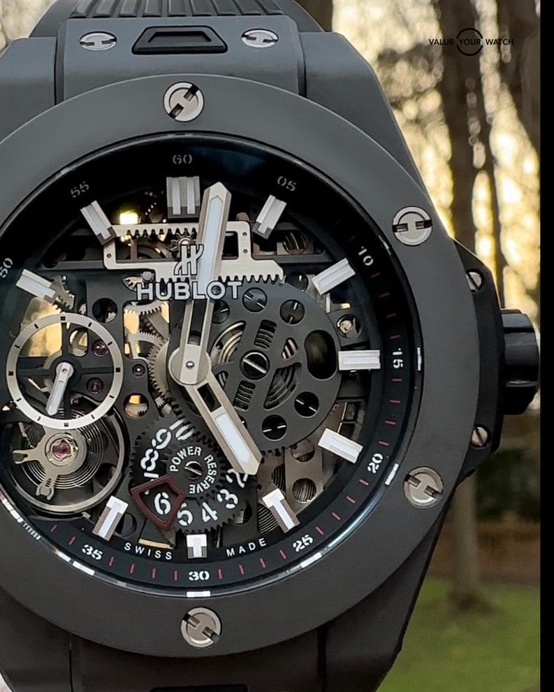 Hublot Big Bang Meca-10 Black Magic - Complete Set!