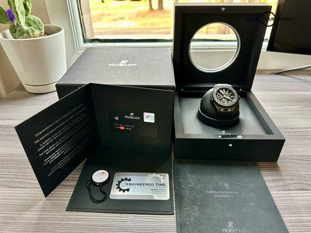 Hublot Big Bang Meca-10 Black Magic - Complete Set! - Image 11