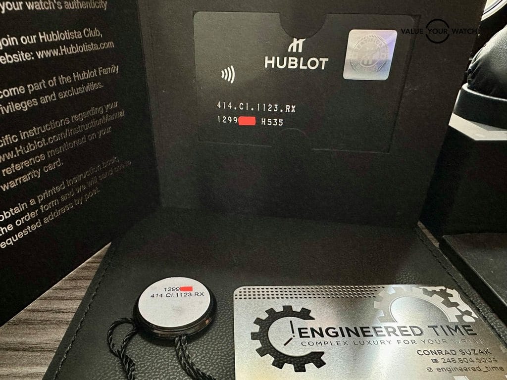 Hublot Big Bang Meca-10 Black Magic - Complete Set! - Image 12