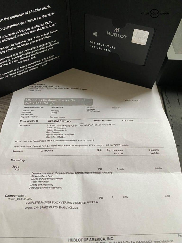 Hublot Aerofusion Black Magic - Complete Set & Serviced! - Image 11