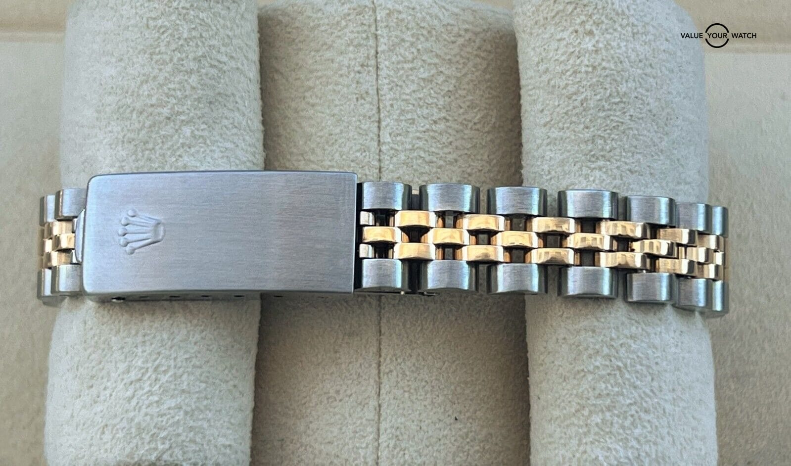 Rolex Lady Datejust 18K Yellow Gold & SS Cream Jubilee Arabic Dial RARE!! - Image 13