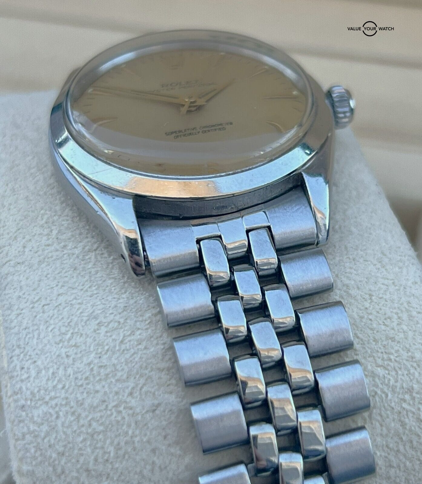 Rolex 5552 Vintage Oyster Perpetual 34mm Automatic Stainless Steel RARE!! - Image 8