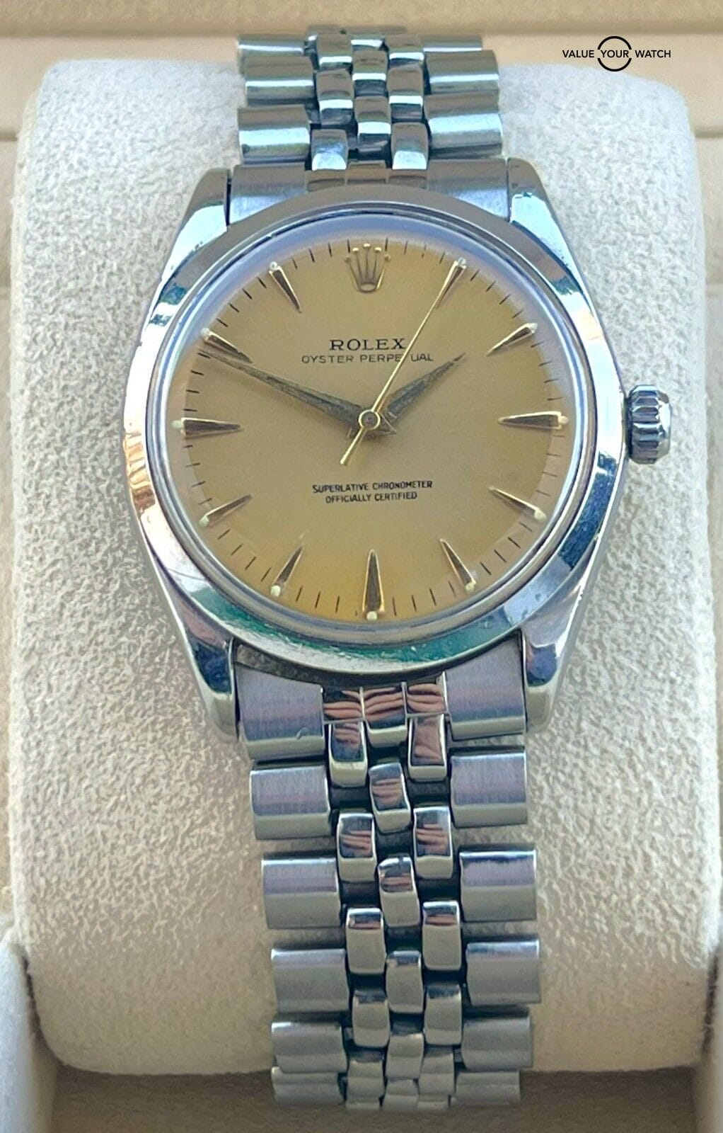 Rolex 5552 Vintage Oyster Perpetual 34mm Automatic Stainless Steel RARE!! - Image 10