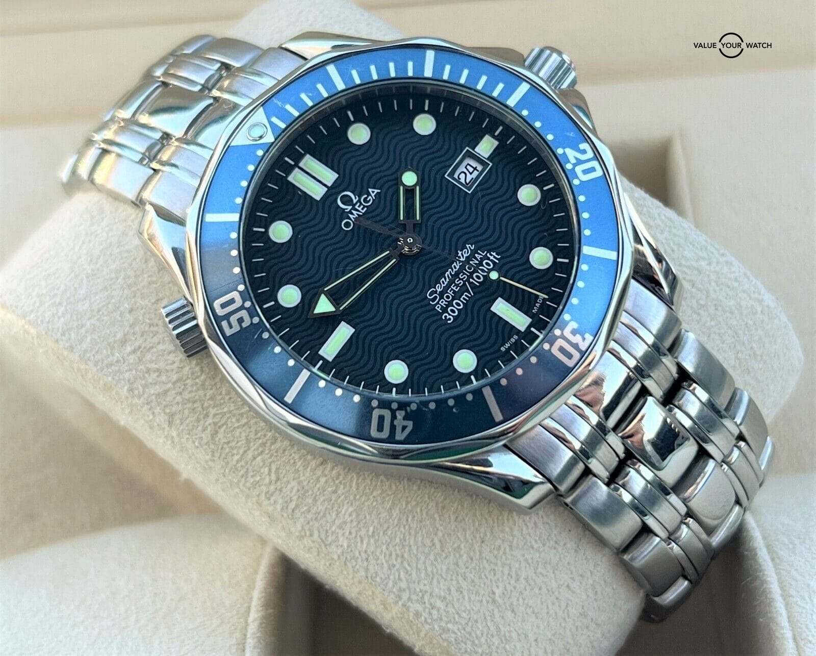 Omega Seamaster Professional 300m 41mm Stainless Steel Quartz 2541.80 - Image 9