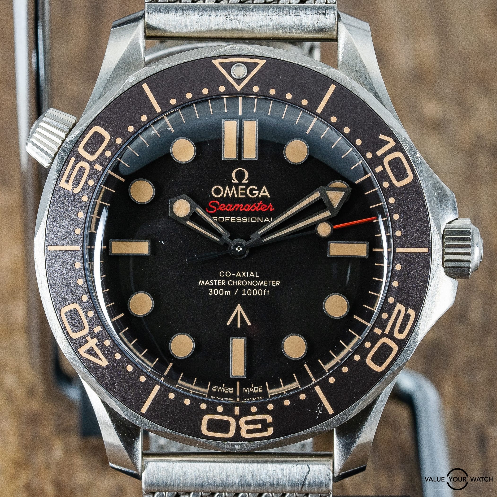 OMEGA Seamaster Diver 300M 007 No Time To Die Titanium Watch 210.90.42.20.01.001 Box and Papers