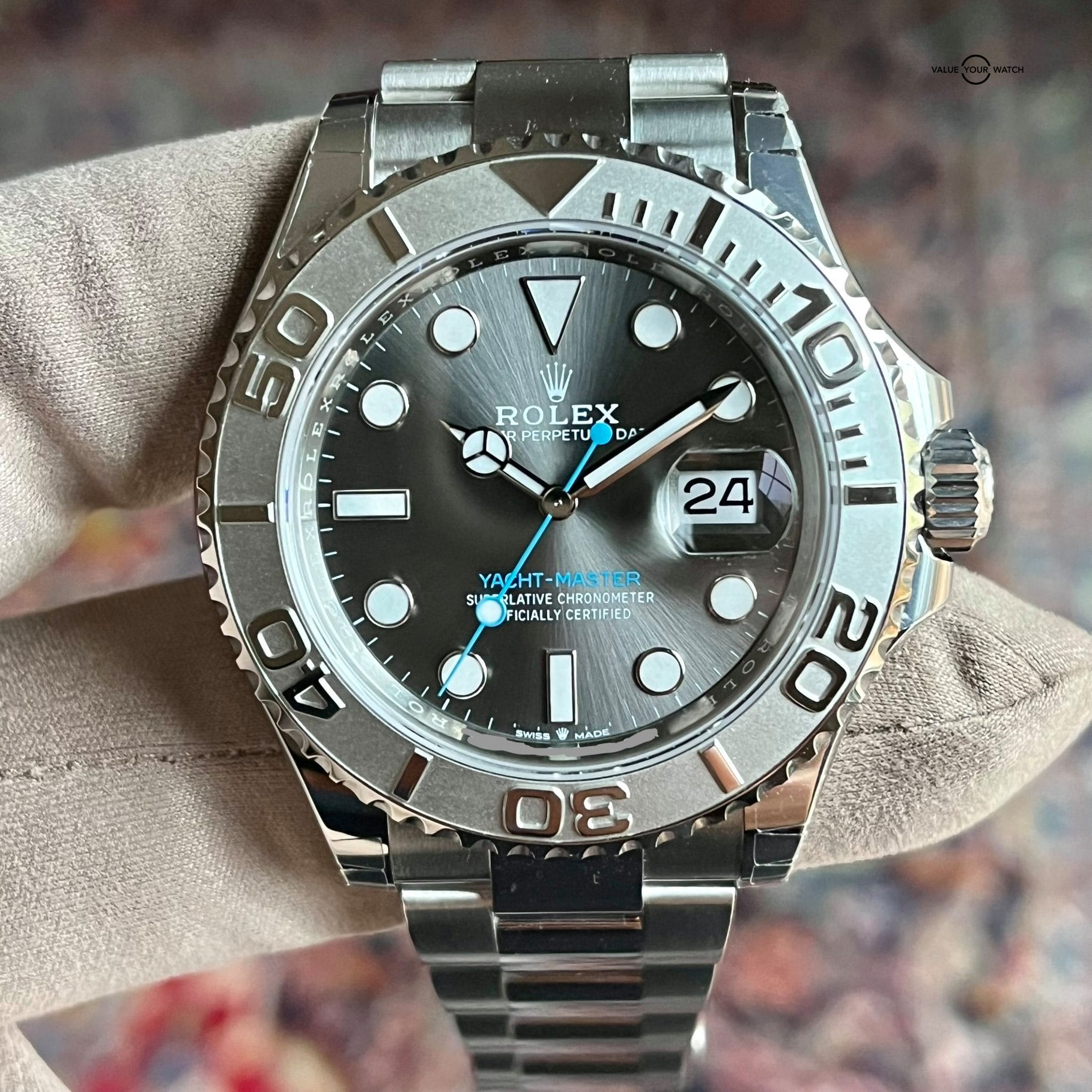 Brand New UNWORN 2023 40mm Rolex Yacht-Master 126622 Complete Set Box/Papers - Image 2