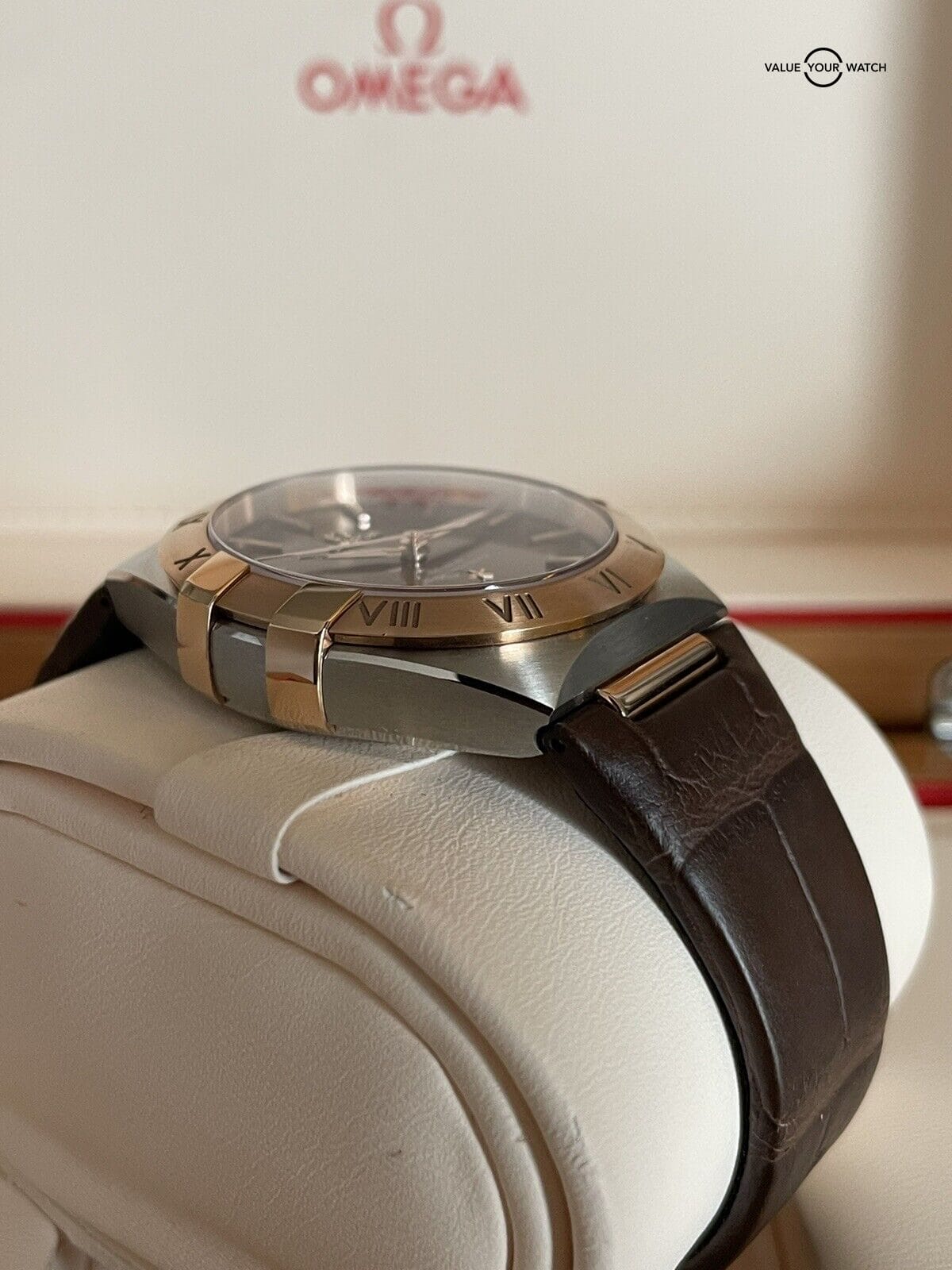 Omega Constellation Sedna Gold and Steel 39mm 131.23.39.20.13.001 COMPLETE SET - Image 11