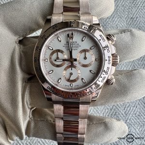 2022 Rolex Rose Gold Cosmograph Daytona White Dial Complete Set 116505