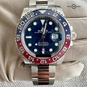 Rolex GMT-Master II White Gold &#8220;Pepsi&#8221; Brand New 2022 Complete Set 126719BLRO