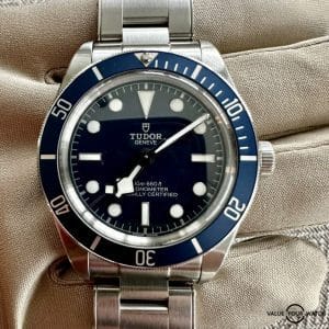 TUDOR Black Bay Men's Black Dial With Blue Bezel Box and Papers - M79230B-0008