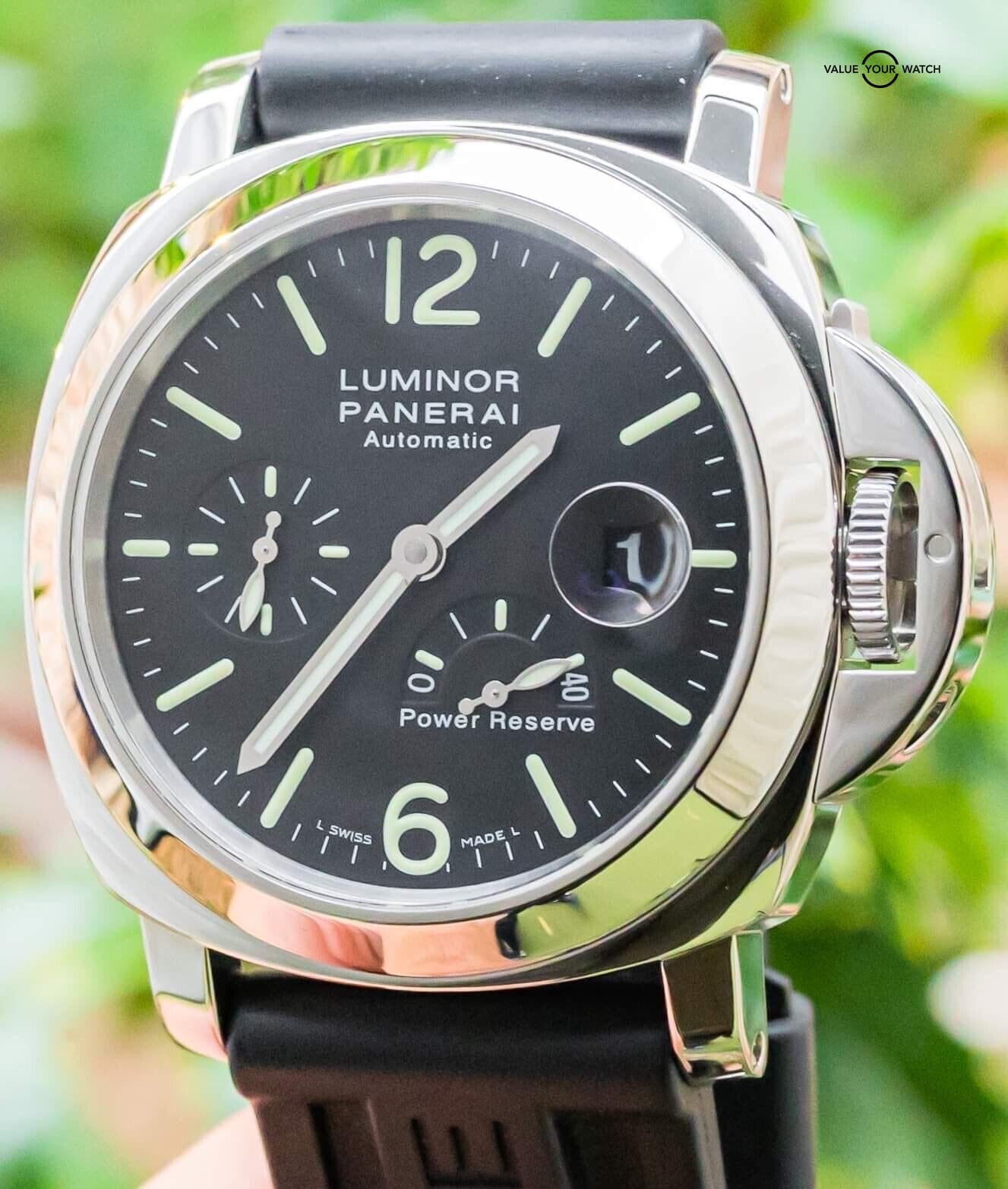 Panerai 90 Luminor Power Reserve Boxes Papers Black PAM90 PAM00090