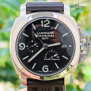 Panerai 321 Luminor GMT Power Reserve SERVICED WARRANTY PAM00321 PAM 00321