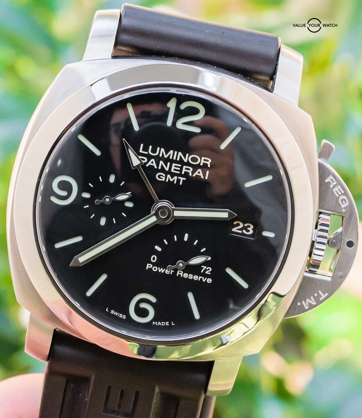 Panerai 321 Luminor GMT Power Reserve SERVICED WARRANTY PAM00321