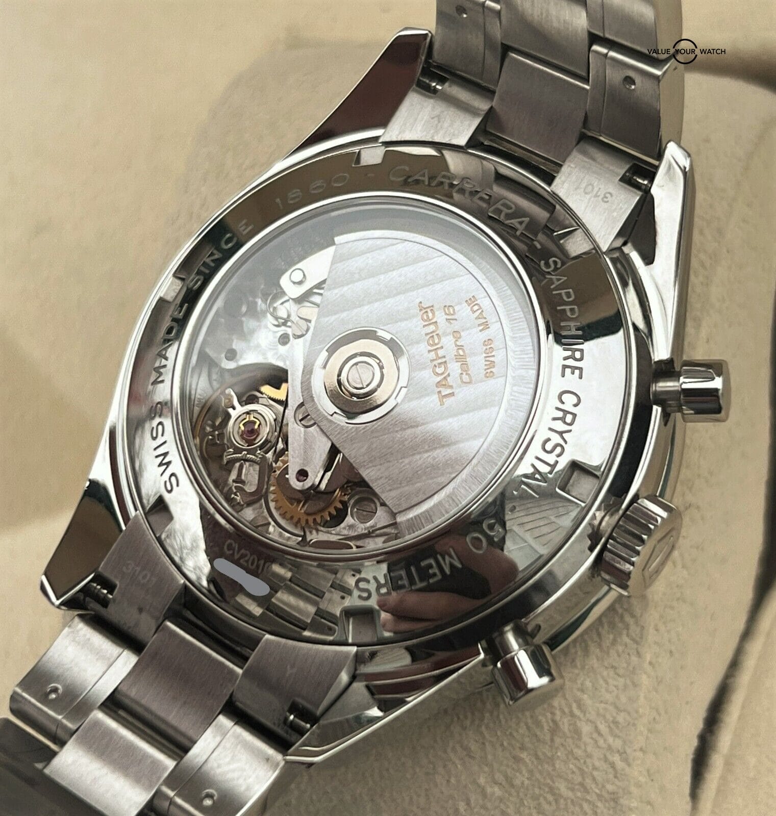 Tag Heuer Carrera Chronograph 41mm Stainless Steel CV2010.BA0786 - Image 6