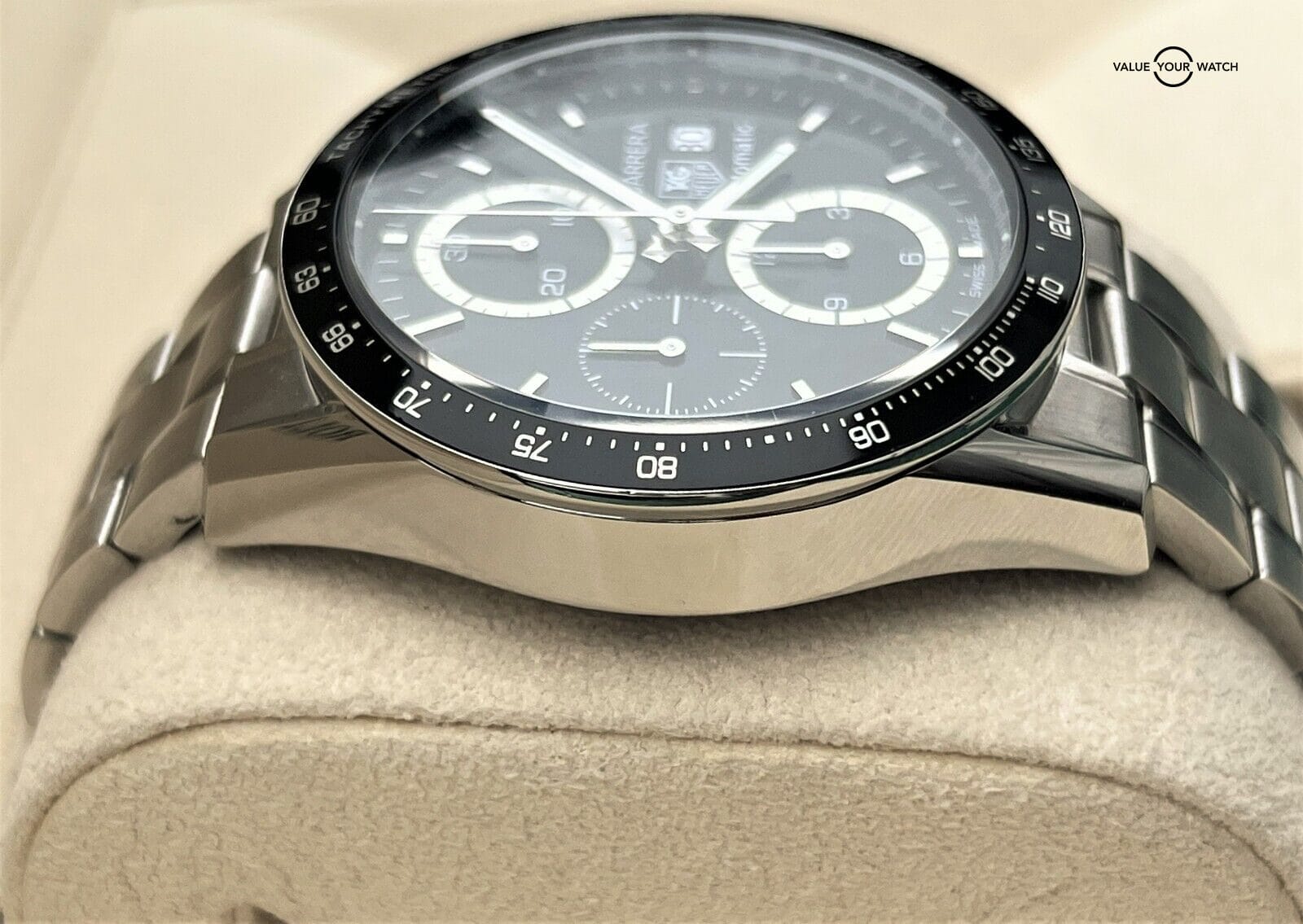 Tag Heuer Carrera Chronograph 41mm Stainless Steel CV2010.BA0786 - Image 7