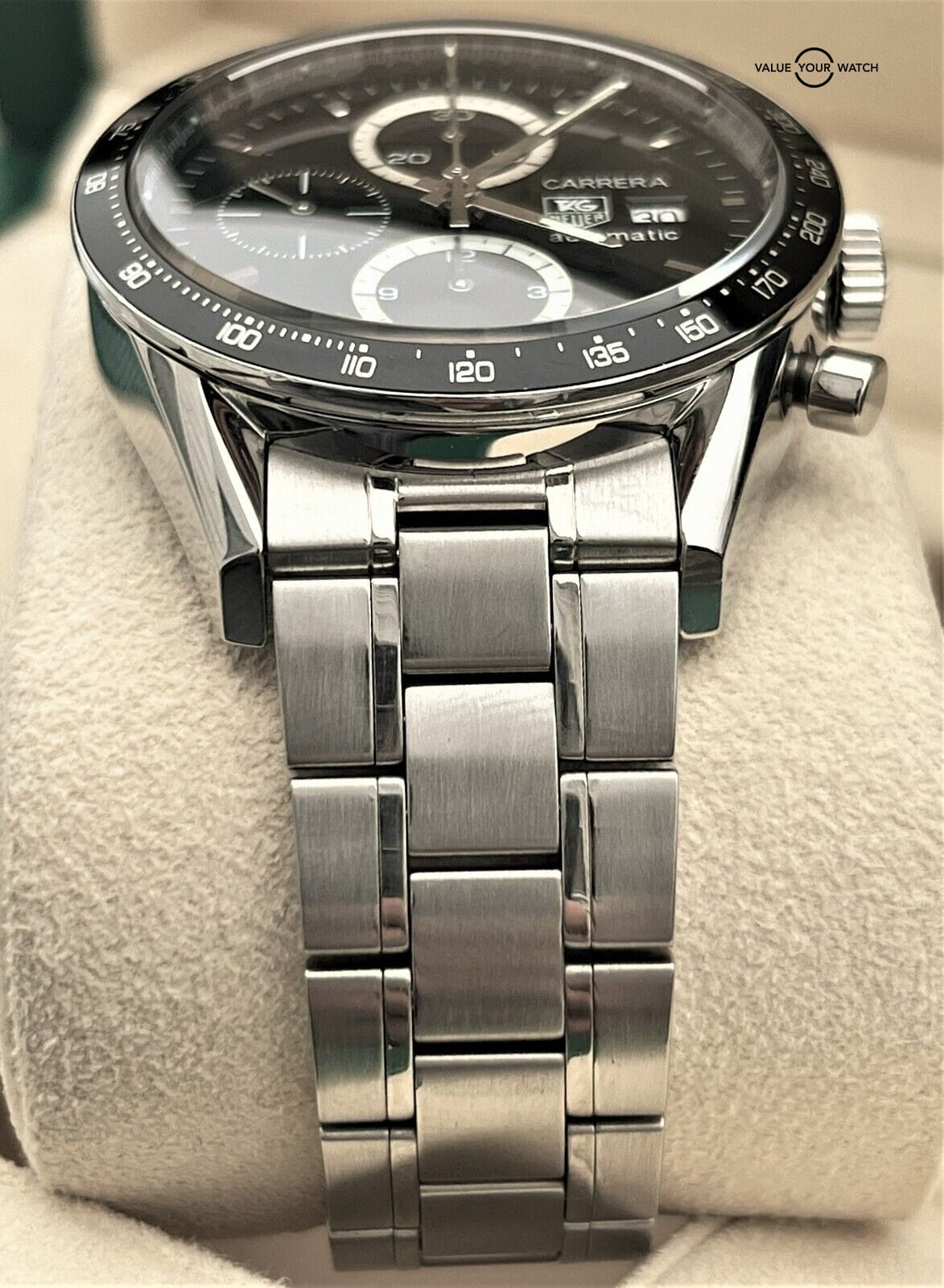 Tag Heuer Carrera Chronograph 41mm Stainless Steel CV2010.BA0786 - Image 8