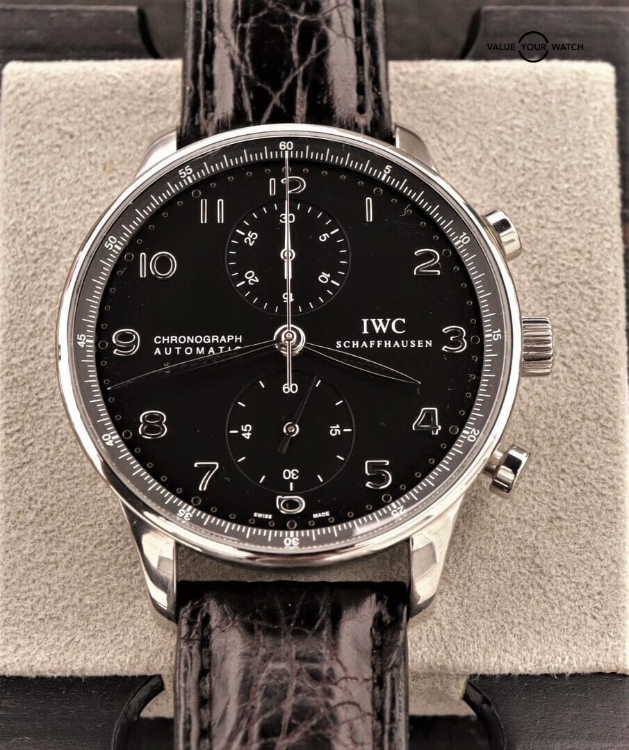 Iwc portuguese online black