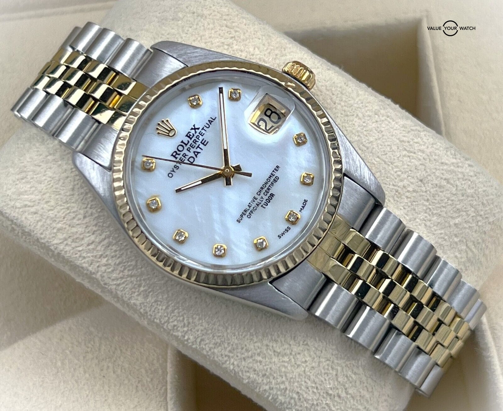 Rolex Tudor Oyster Date Prince 75203 Two Tone Quickset - Image 3