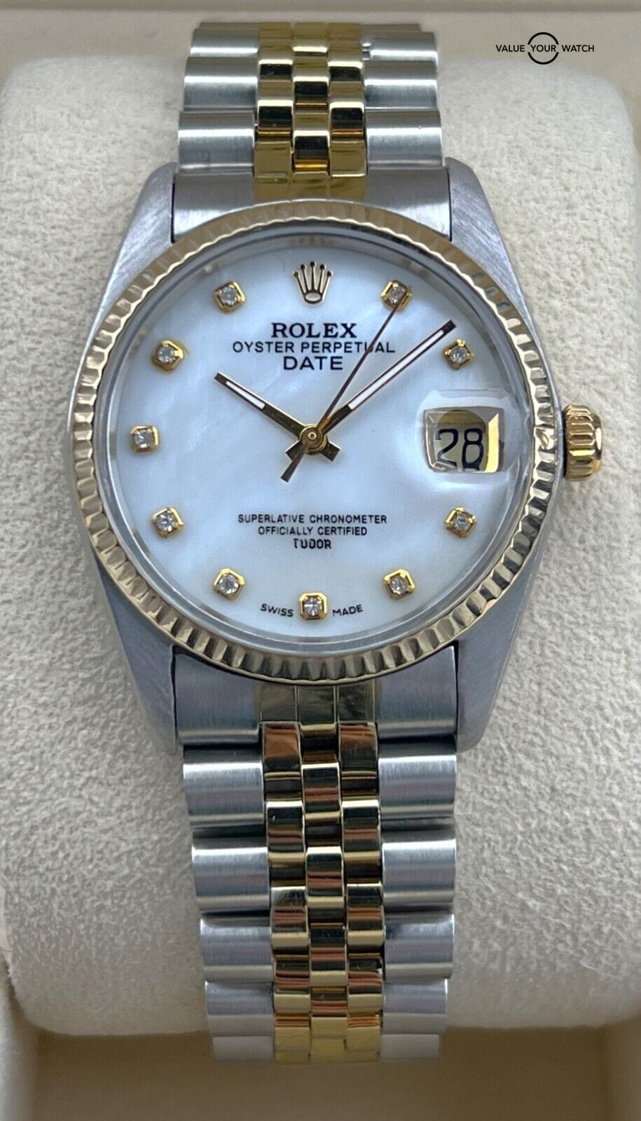 Rolex Tudor Oyster Date Prince 75203 Two Tone Quickset - Image 5