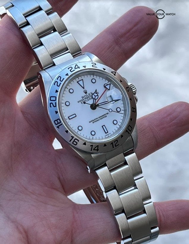 1999 ROLEX EXPLORER II 16570 POLAR. SERVICED. - Image 2