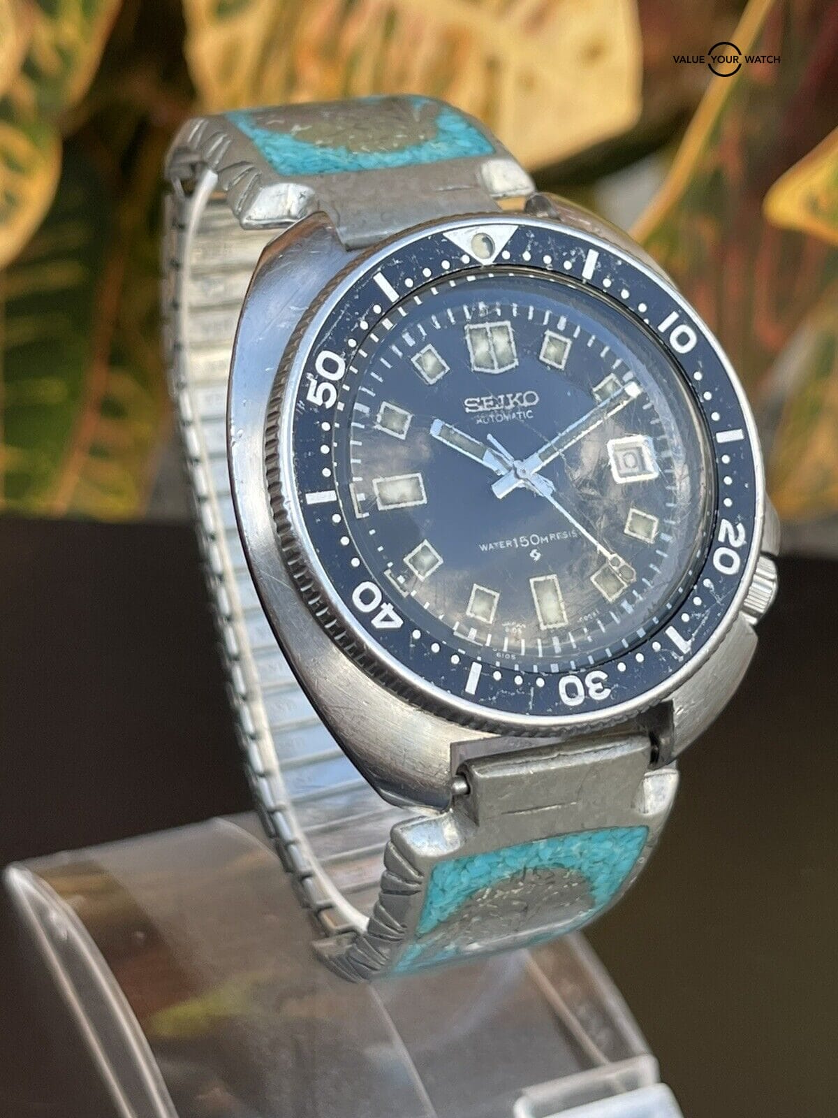 Seiko 6105-8119 Diver Watch Uemura Model Cpt. Willard Cal. 6105B Estate  Sale : Value Your Watch
