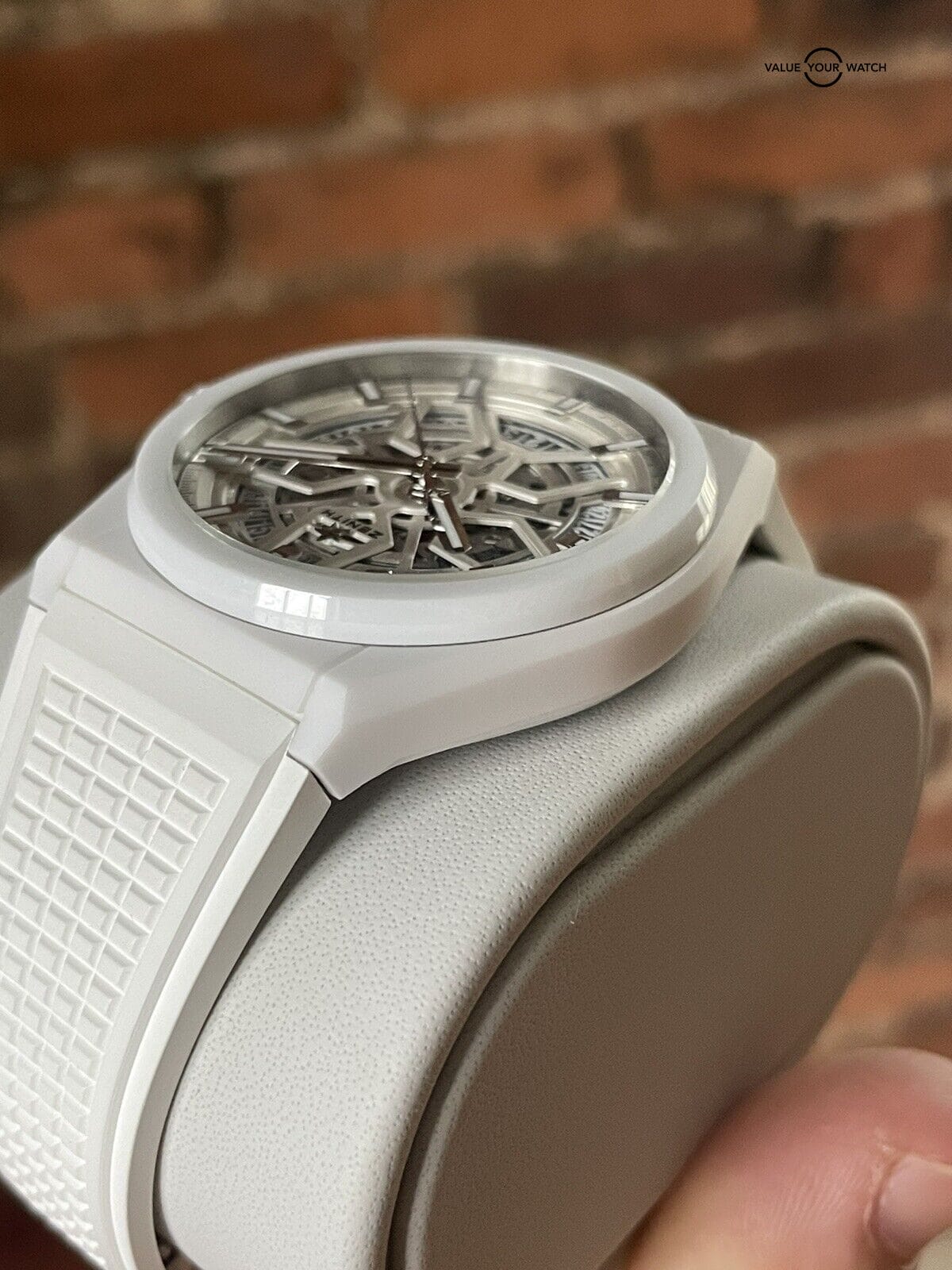 Zenith Defy Classic 41mm White Ceramic Skeleton Dial ref. 49.9002.670/01.R792 - Image 4