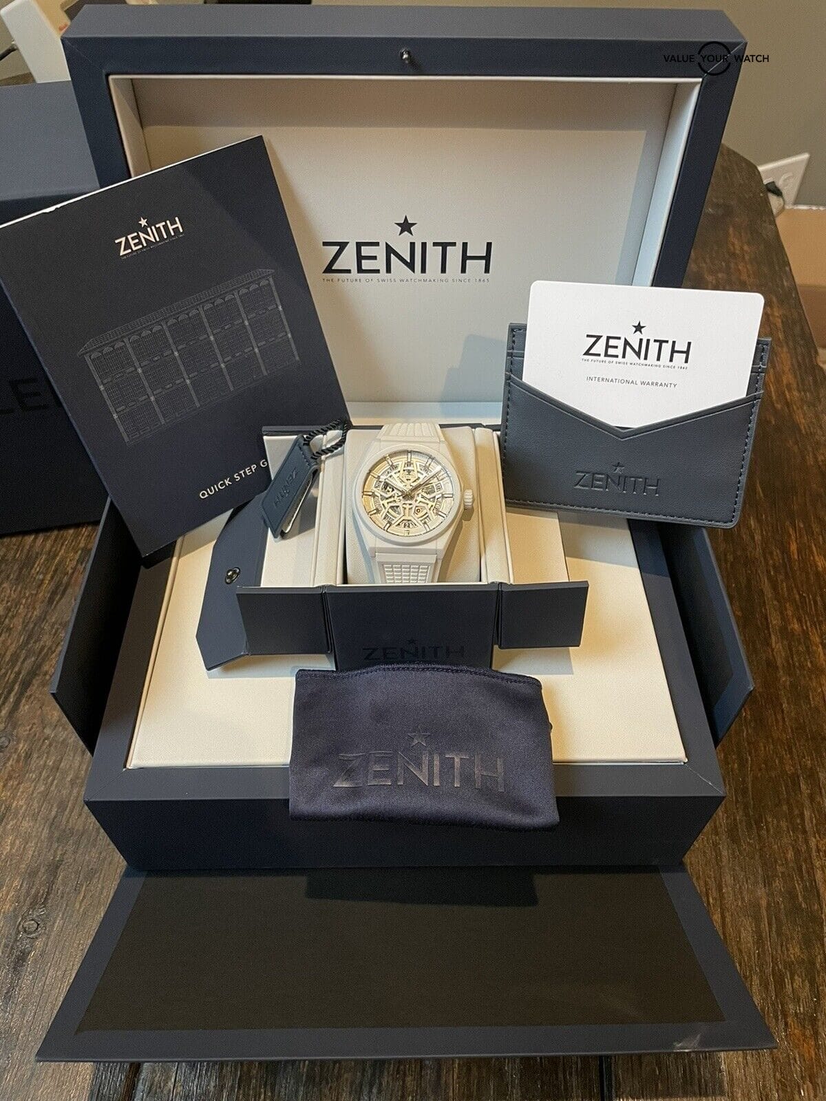 Zenith Defy Classic 41mm White Ceramic Skeleton Dial ref. 49.9002.670/01.R792 - Image 7