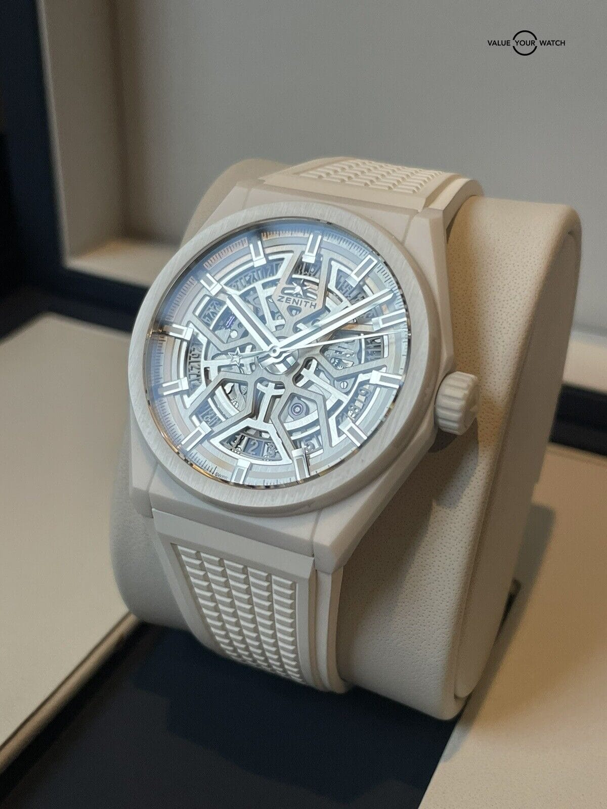 Zenith Defy Classic 41mm White Ceramic Skeleton Dial Brand New Full Se –  TPT Timepiece Trading