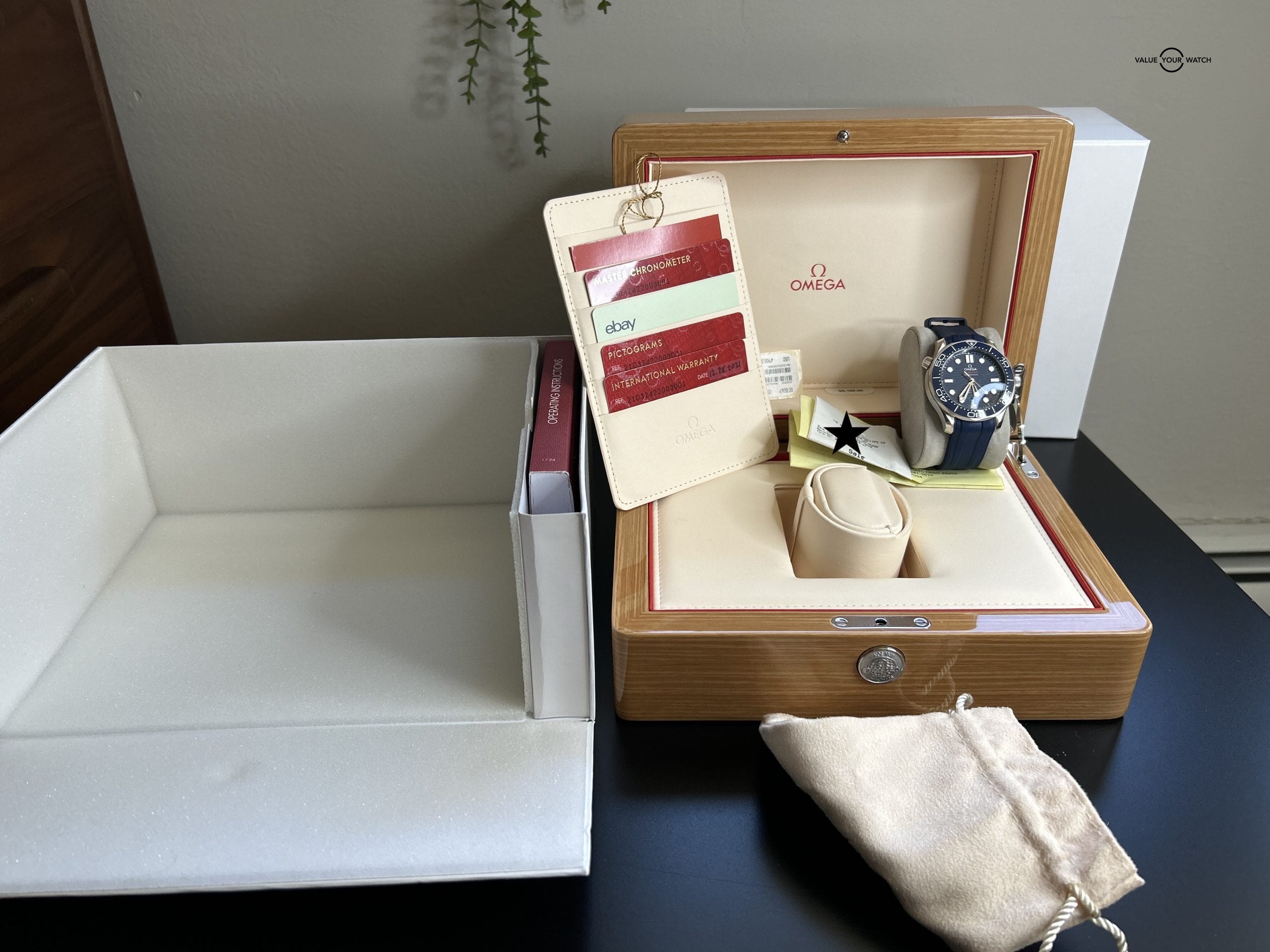 Omega seamaster box online for sale