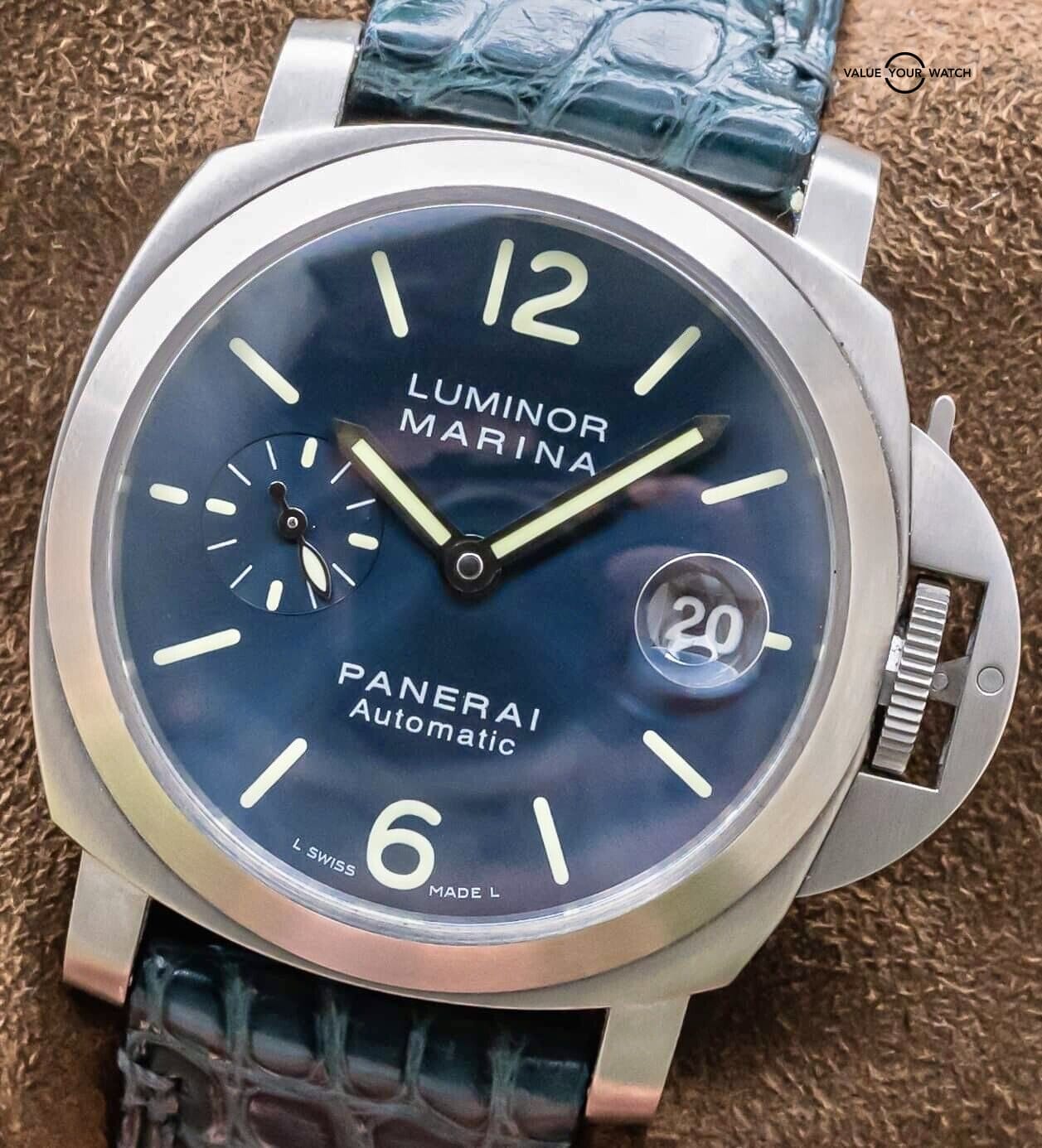 Panerai 282 Luminor Marina Blue Limited Edition of 250 Deploy PAM00282 PAM 00282