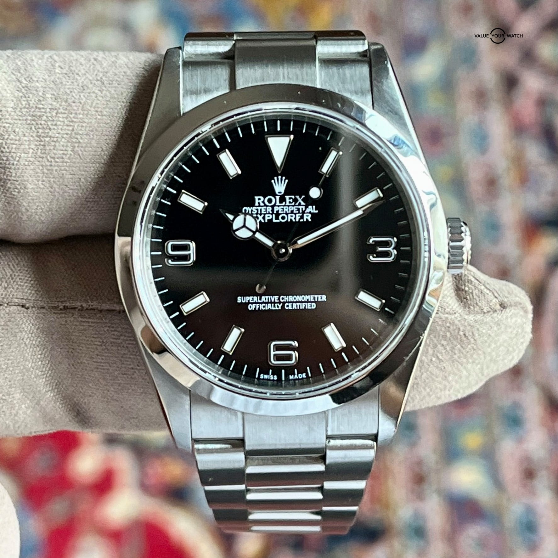 2008 36mm Rolex Explorer I 114270 Complete Set Box/Papers - Image 2