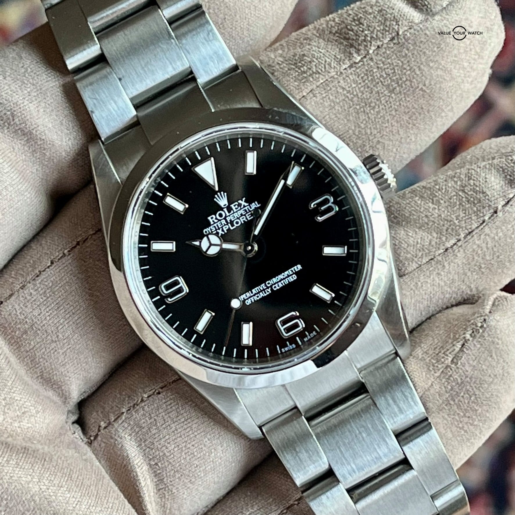 2008 36mm Rolex Explorer I 114270 Complete Set Box/Papers - Image 3