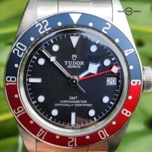 Tudor Black Bay Pepsi Men’s Black Watch SS Bracelet w/Box & Papers M79830RB-0001
