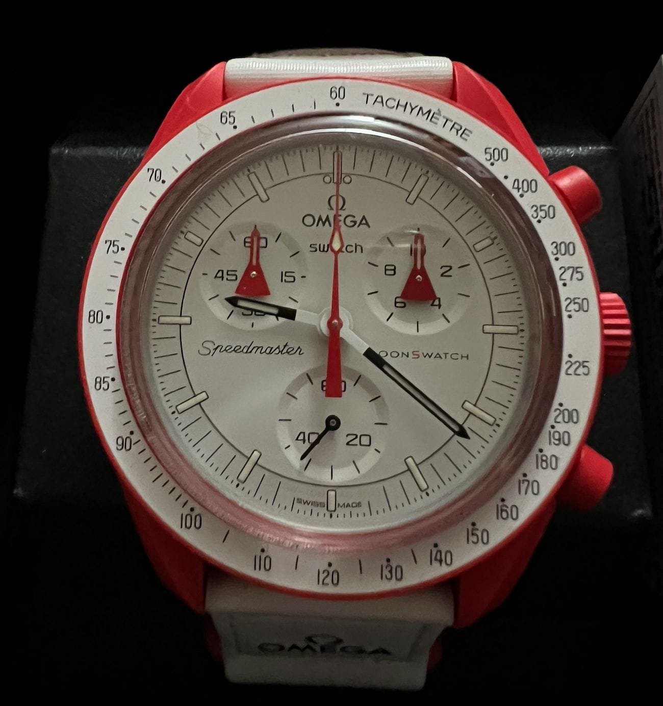 Swatch x Omega Bioceramic Moonswatch Mission To Mars