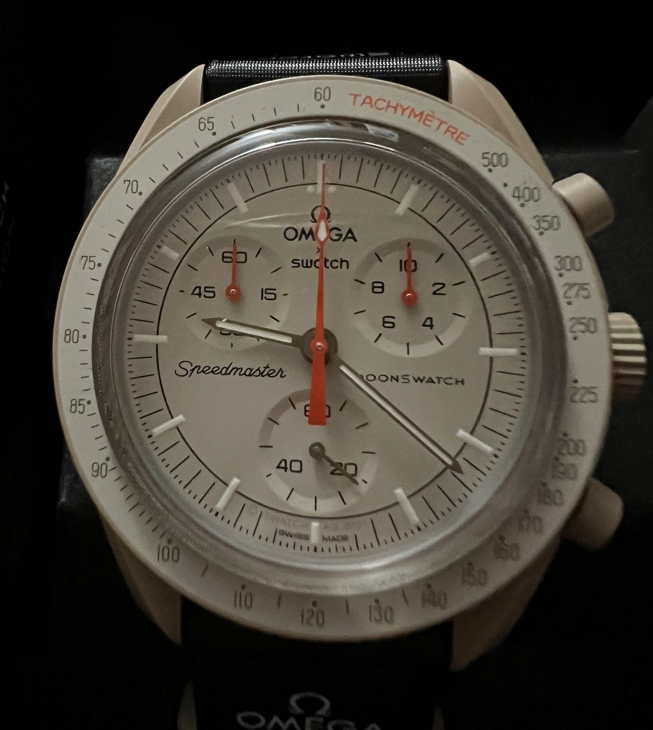 Swatch x Omega Bioceramic Moonswatch Mission To Mars - Image 7