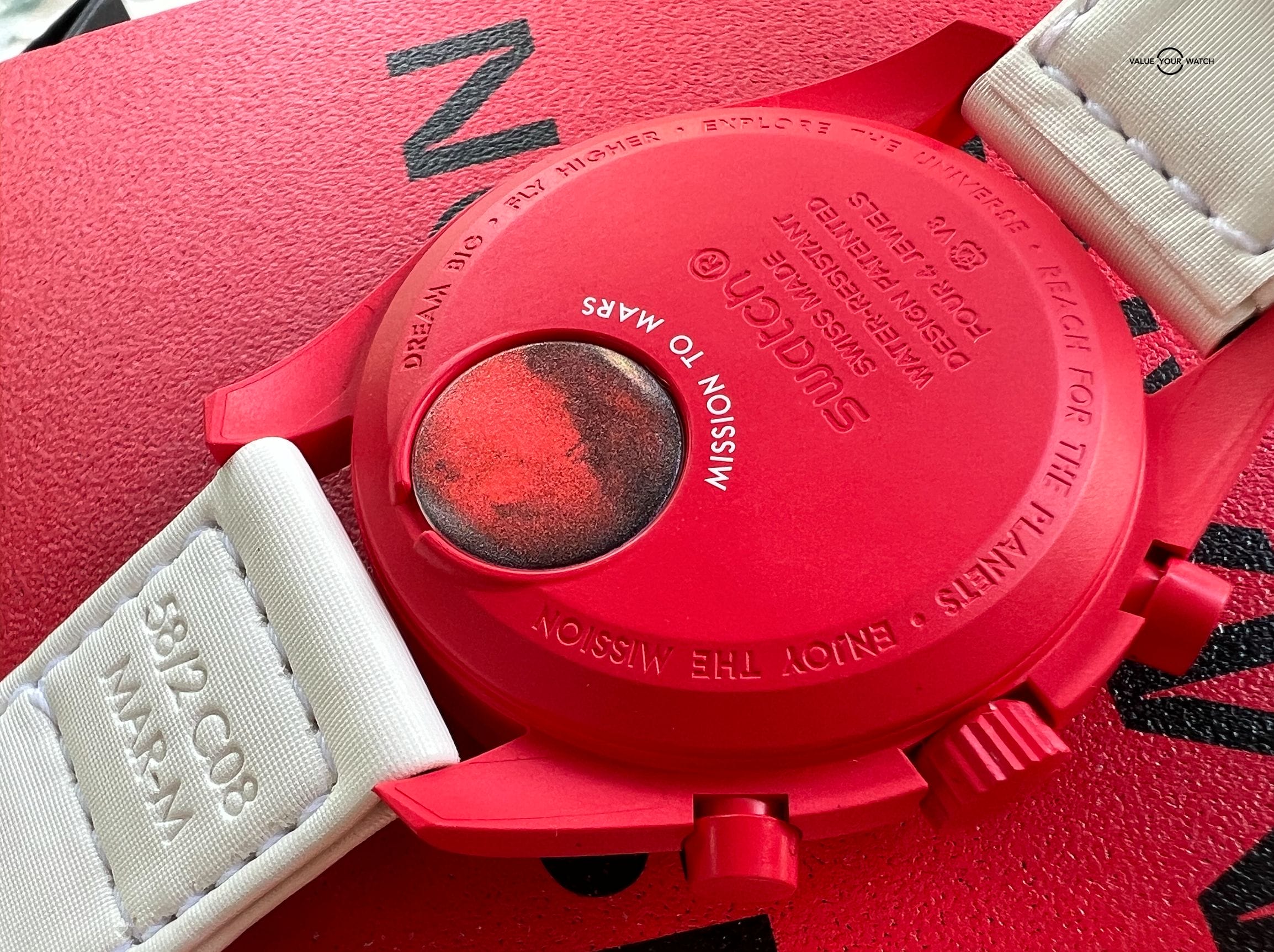 Swatch x Omega Bioceramic Moonswatch Mission To Mars | Value Swatch x Omega Bioceramic Moonswatch Mission To Mars | Value