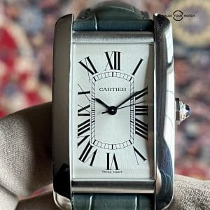 2019 Cartier Tank Americaine Large Automatic Complete Set Box/Papers LIKE-NEW