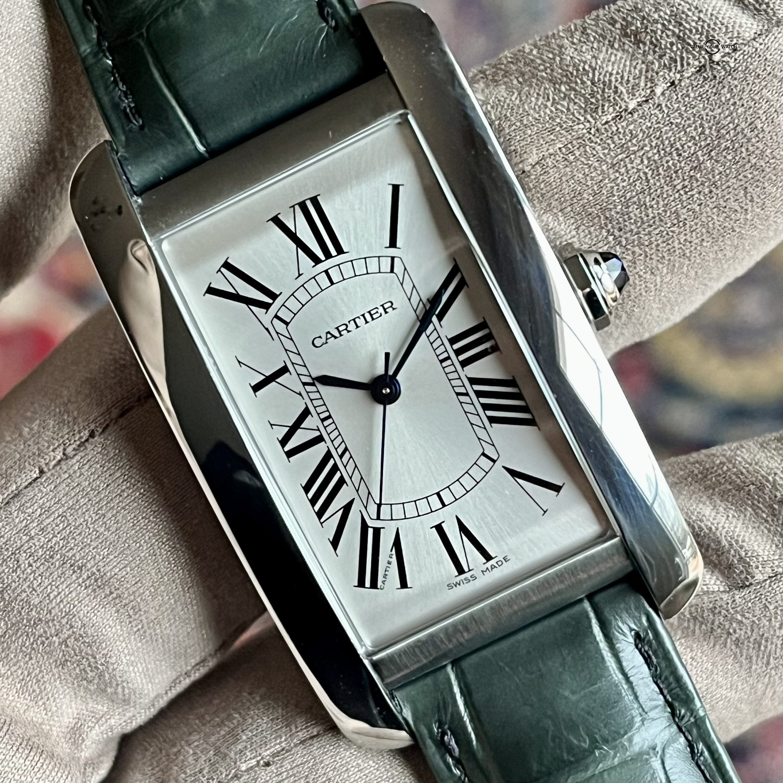 2019 Cartier Tank Americaine Large Automatic Complete Set Box/Papers LIKE-NEW - Image 2