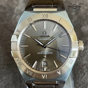 Omega Constellation Sedna Gold and Steel 39mm 131.23.39.20.13.001 COMPLETE SET