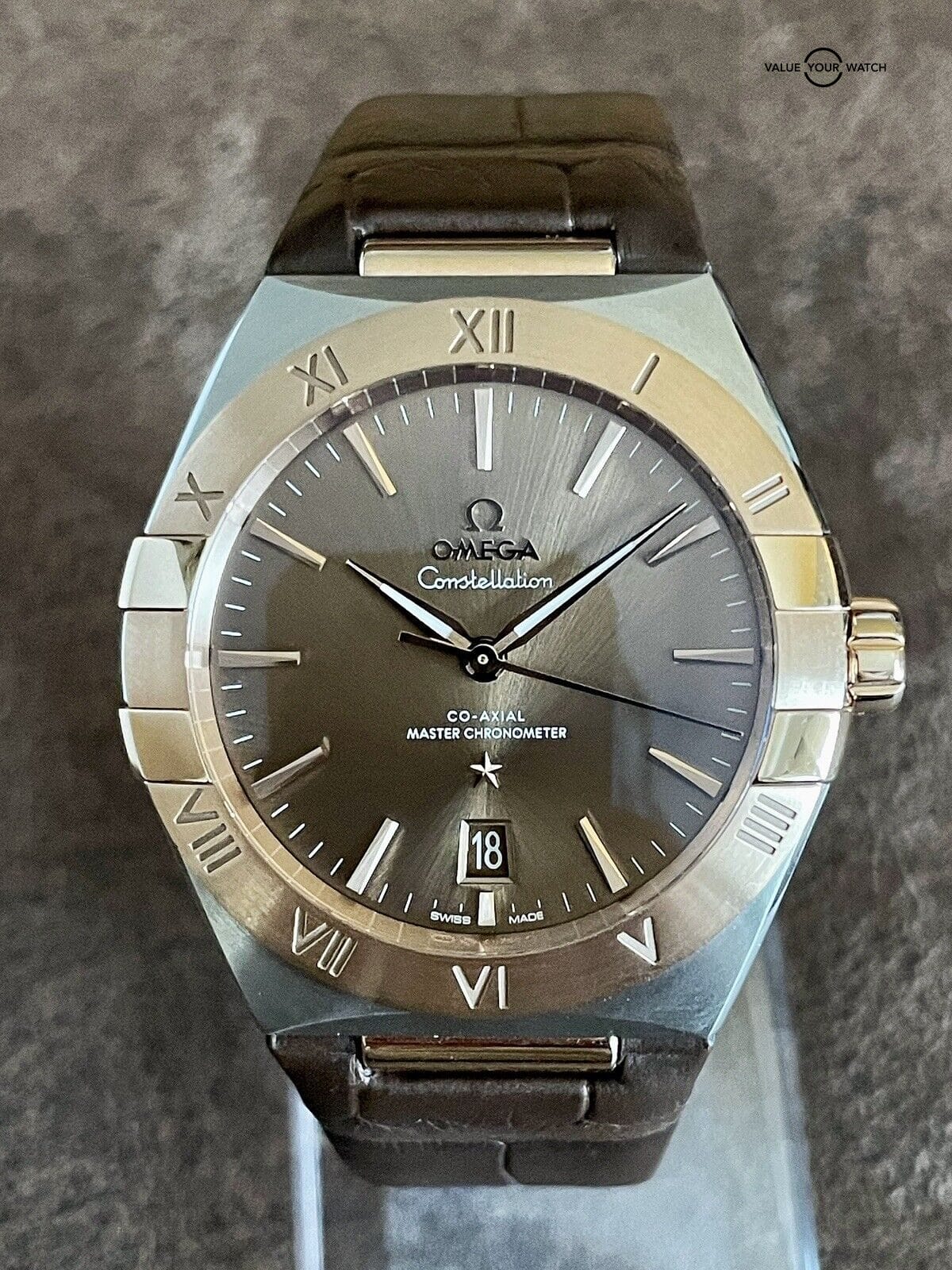 Omega Constellation Sedna Gold and Steel 39mm 131.23.39.20.13.001 COMPLETE SET