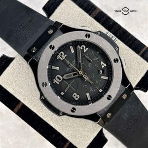 Hublot Big Bang Ice Bang 44mm Chronograph Ceramic & Tungsten, 3 Straps!