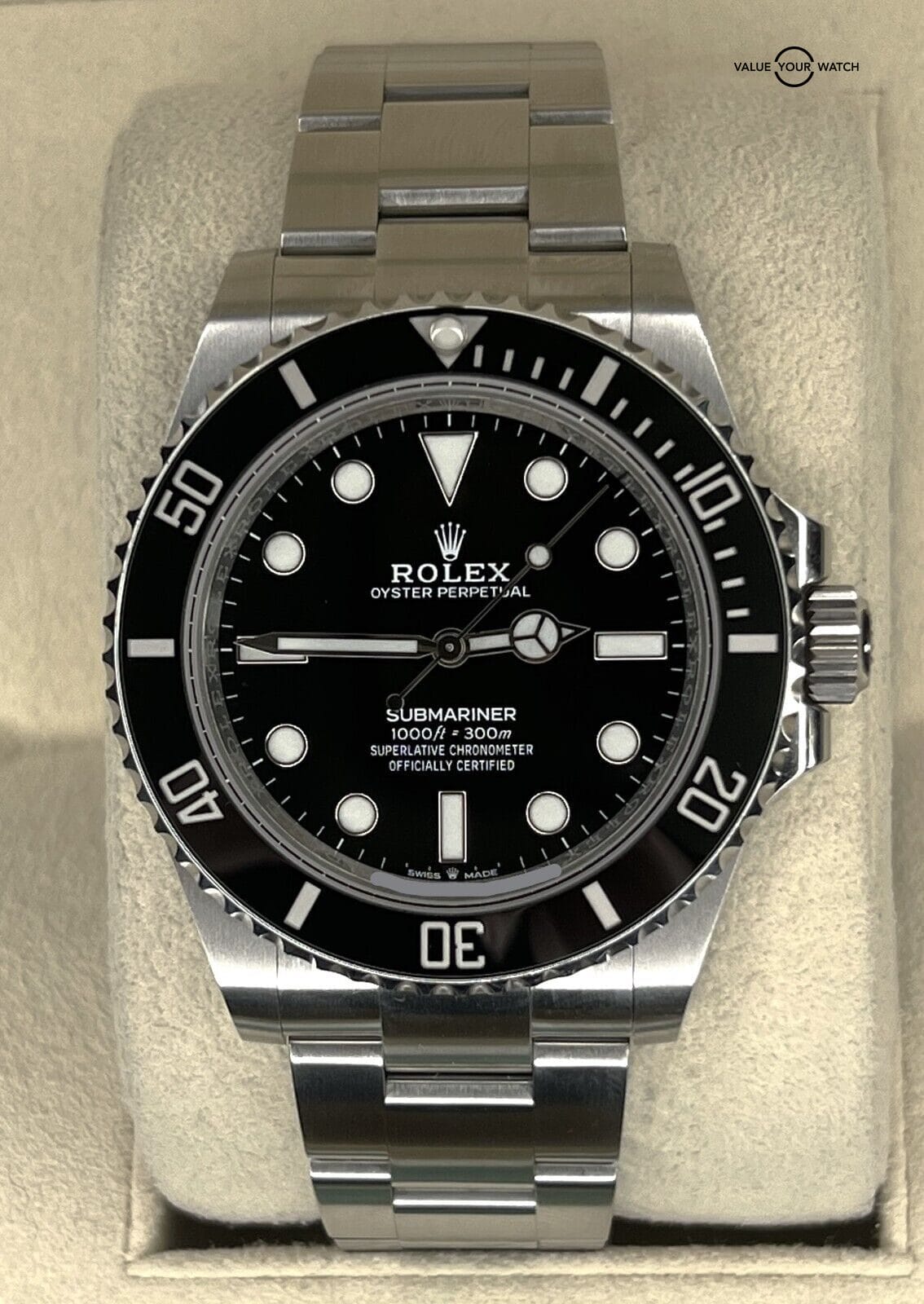 Rolex Submariner Date 124060 Black Dial 2020 BOXES/PAPERS! Value Your Watch