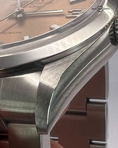 1995 Rolex Air-King 14000 Salmon Dial 34mm Watch. - Image 6