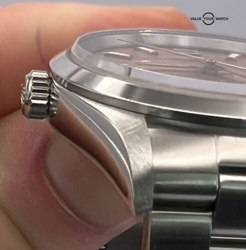 1995 Rolex Air-King 14000 Salmon Dial 34mm Watch. - Image 8