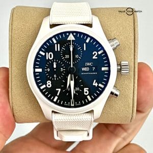 Unworn 2022 IWC Top Gun Lake Tahoe Pilot Chronograph Full Set Limited Edition