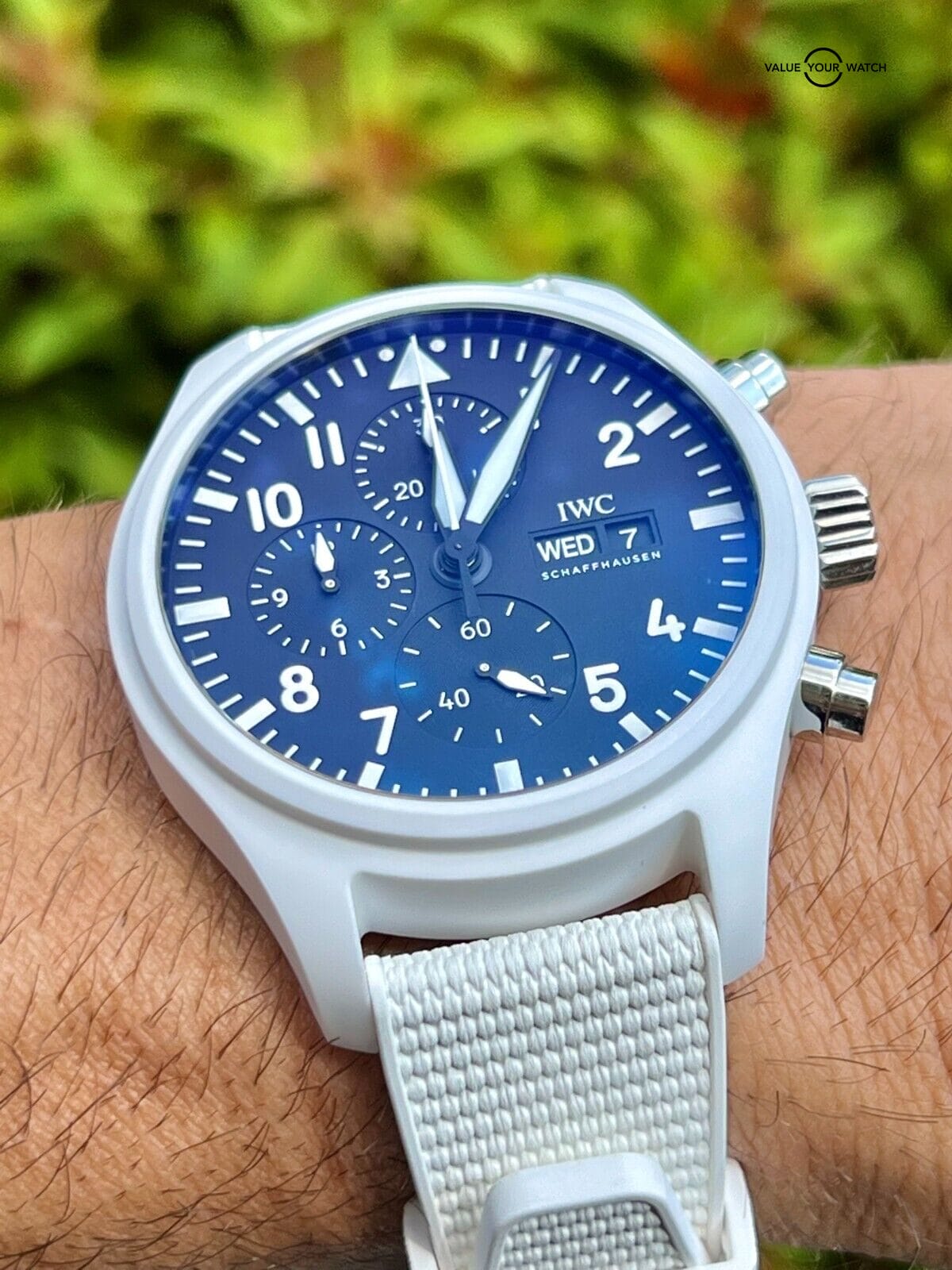 Unworn 2022 IWC Top Gun Lake Tahoe Pilot Chronograph Full Set Limited Edition - Image 3