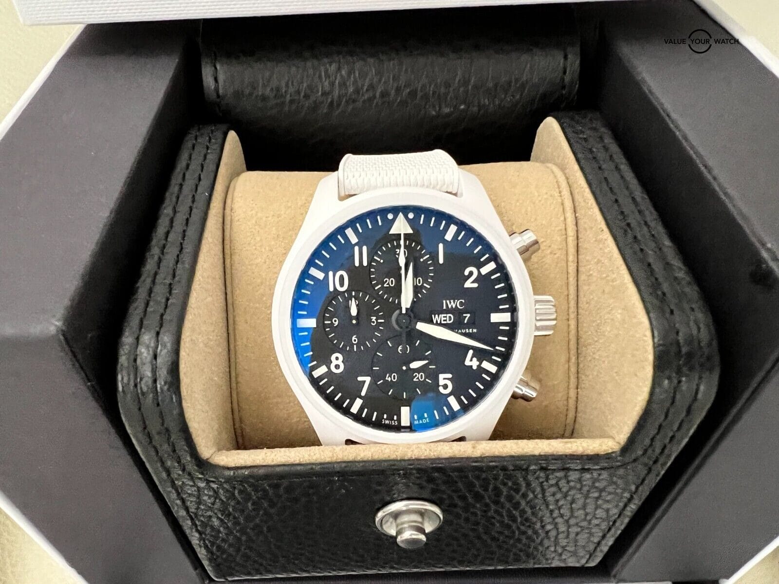 Unworn 2022 IWC Top Gun Lake Tahoe Pilot Chronograph Full Set Limited Edition - Image 7