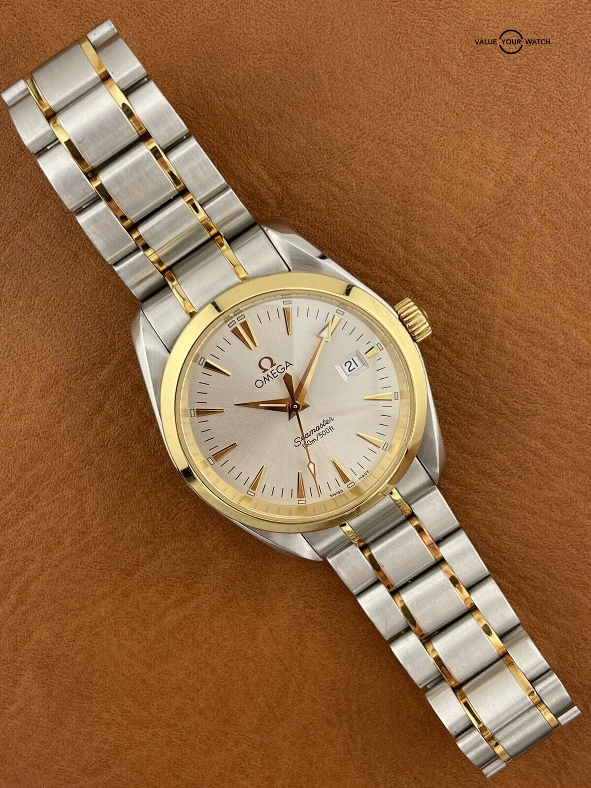 OMEGA Seamaster Aqua Terra 18kt Gold x Steel - 2318.30 Watch Only - Image 3