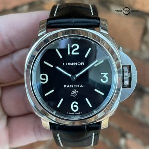Panerai Luminor Base Logo Pam 1000 Manual Wind Stainless Steel Watch