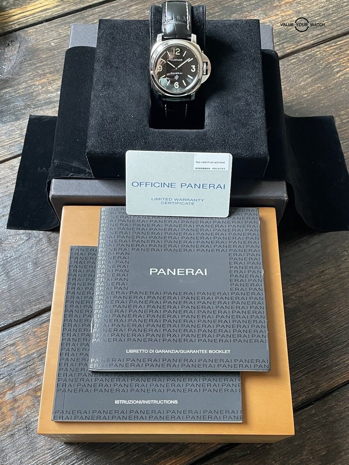 Panerai Luminor Base Logo Pam 1000 Manual Wind Stainless Steel Watch - Image 3